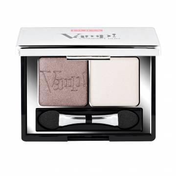 Компактные тени для век Pupa Vamp! Compact Eyeshadow Duo 008 Cream Taupe, 2.2 г Компактные тени для век Pupa Vamp! Compact Eyeshadow Duo 008 Cream Taupe, 2.2 г