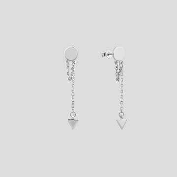 Серебряные серьги Minimal ВС-605р Серебряные серьги Minimal ВС-605р