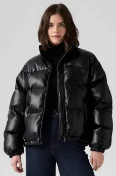 Женский черный пуховик Черный M Levi’s® 003FV;0002