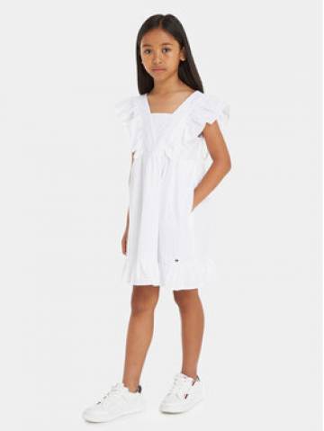 Tommy Hilfiger Літня сукня Gingham KG0KG07930 M Білий Relaxed Fit Tommy Hilfiger Літня сукня Gingham KG0KG07930 M Білий Relaxed Fit
