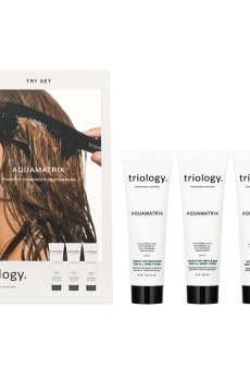Набор для волос triology. Aquamatrix Try Set Трилогия глубокого увлажнения (шампунь, 30 мл + бальзам, 30 мл + маска, 30 мл)