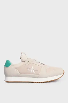 Мужские бежевые кроссовки RUNNER SOCK LACEUP Бежевый 44 Calvin Klein YM0YM00553