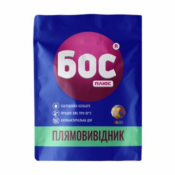 Пятновыводитель порошкообразный БОС Плюс Color для цветных тканей, 50 г Пятновыводитель порошкообразный БОС Плюс Color для цветных тканей, 50 г