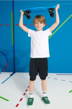 Спортивна футболка з швидковисихаючої тканини Active - білий