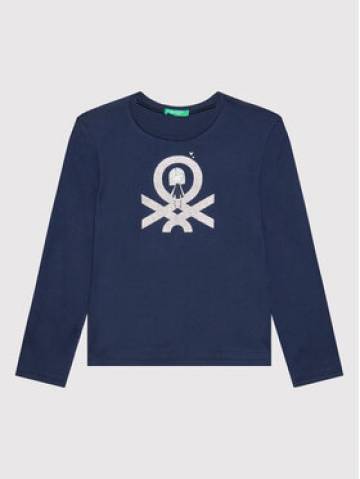United Colors Of Benetton Блузка 3I9WG104K Cиній Regular Fit United Colors Of Benetton Блузка 3I9WG104K Cиній Regular Fit