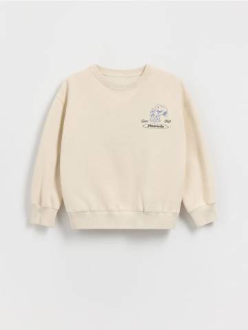 Reserved - GIRLS` JOGGING TOP - бежевий - 695EG-08X Reserved - GIRLS` JOGGING TOP - бежевий - 695EG-08X