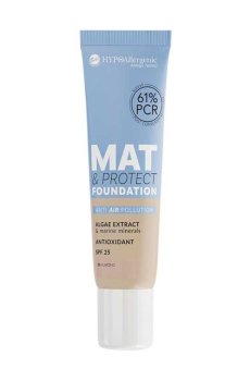 Тональная основа для лица Bell HypoAllergenic Mat & Protect Foundation, SPF 25, 03 Almond, 30 г