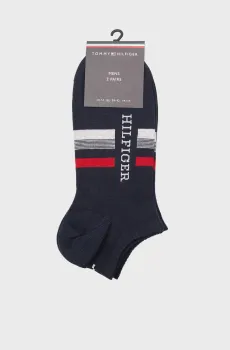 Мужские темно-синие носки (2 пары) SNEAKER Синий 39-42 Tommy Hilfiger 701232467