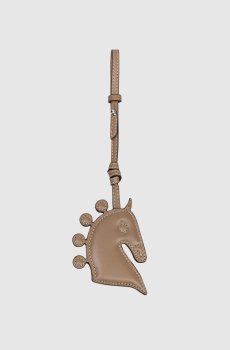 Коричневый кожаный брелок MXALACCA в виде лошади