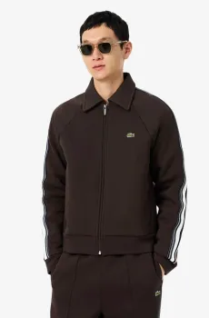 Мужская коричневая толстовка Коричневый S Lacoste SH5927SKB