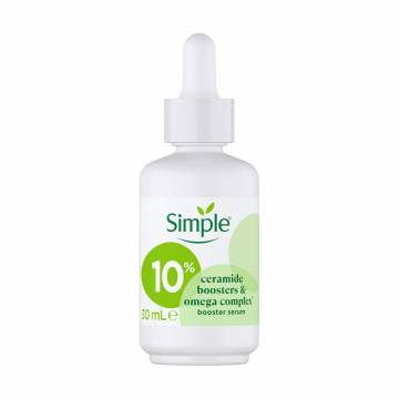 Сыворотка для лица Simple Ceramide Boosters & Omega Complex Booster Serum, 30 мл Сыворотка для лица Simple Ceramide Boosters & Omega Complex Booster Serum, 30 мл