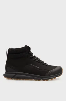 Мужские черные хайтопы OUTDOOR Черный 41 Tommy Hilfiger FM0FM05575