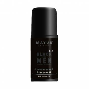 Парфюмированный шариковый дезодорант Mayur Black For Men мужской, 50 мл Парфюмированный шариковый дезодорант Mayur Black For Men мужской, 50 мл