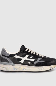 Черные комбинированные кроссовки MICK01