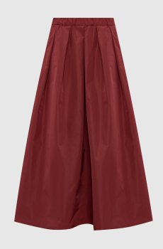 Юбка миди FORMICA цвета марсала