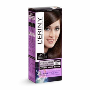Стойкая крем-краска для волос LERINY Permanent Hair Color Cream 2.77 Шоколадная глазурь, 115 мл Стойкая крем-краска для волос LERINY Permanent Hair Color Cream 2.77 Шоколадная глазурь, 115 мл