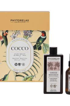 Уценка! Набор для тела Phytorelax Laboratories Coconut (гель для душа, 250 мл + масло для лица, тела и волос, 100 мл)