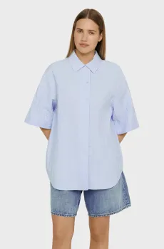 Женская голубая рубашка WCSHRT 024 Голубой S PRPY PWSHRKALUA02401