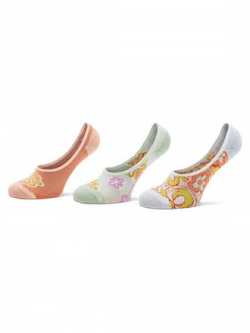 Vans Набір 3 пар низьких дитячих шкарпеток Psychedelic Floral Cano VN0007B3BM51 Кольоровий Vans Набір 3 пар низьких дитячих шкарпеток Psychedelic Floral Cano VN0007B3BM51 Кольоровий