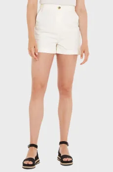 Женские белые шорты MD CHINO Белый 34 Tommy Hilfiger WW0WW38732
