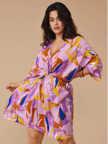 ONLY Carmakoma Сукня 15291654 Фіолетовий Regular Fit ONLY Carmakoma Сукня 15291654 Фіолетовий Regular Fit