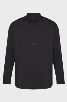 Мужская черная рубашка Черный S Karl Lagerfeld 554675.605444;990