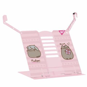 Підставка для книг Yes Pusheen з додатковими фіксаторами рожева (470519) Підставка для книг Yes Pusheen з додатковими фіксаторами рожева (470519)