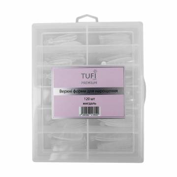 Верхние формы для наращивания Tufi profi Premium миндаль, 120 шт (0121805) Верхние формы для наращивания Tufi profi Premium миндаль, 120 шт (0121805)