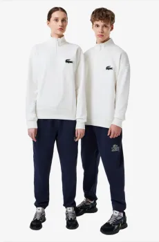 Белая толстовка (унисекс) Белый L Lacoste SH006970V