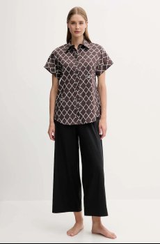 Хлопковая рубашка Max Mara Beachwear