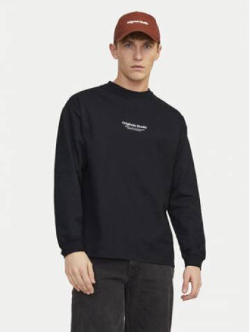 Jack&Jones Longsleeve Vesterbro 12251775 Чорний Loose Fit Jack&Jones Longsleeve Vesterbro 12251775 Чорний Loose Fit