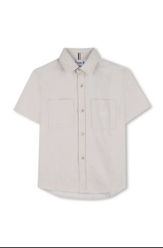 Детская рубашка с добавлением льна BOSS