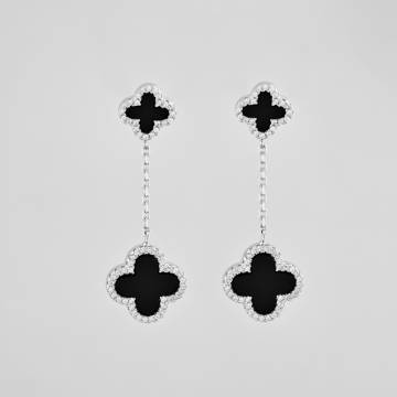 Серебряные серьги Minimal 520898/1ч Серебряные серьги Minimal 520898/1ч