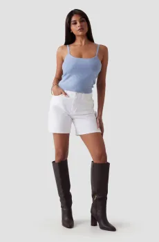 Женские белые джинсовые шорты Белый 30 Guess W5GD1A.D4T50;G011