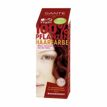 Уценка! Травяной порошок для окрашивания волос Sante Mahogany Red, 100 г Уценка! Травяной порошок для окрашивания волос Sante Mahogany Red, 100 г