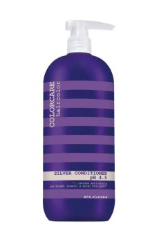 Кондиционер Elgon Colorcare Silver Conditioner pH 4.5 для нейтрализации желтизны волос, с фиолетовыми пигментами, 1 л
