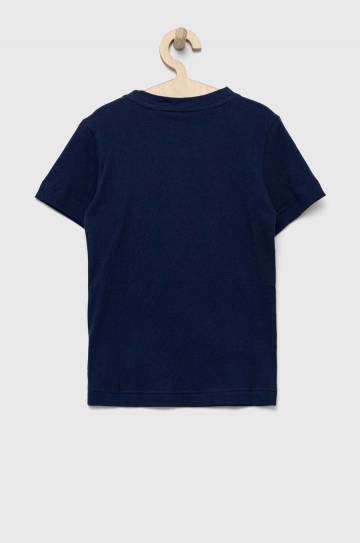 Детская хлопковая футболка adidas Performance ENT22 TEE Y цвет синий с аппликацией Детская хлопковая футболка adidas Performance ENT22 TEE Y цвет синий с аппликацией