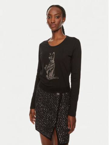 Liu Jo Блузка WF4568 J5904 Чорний Regular Fit Liu Jo Блузка WF4568 J5904 Чорний Regular Fit