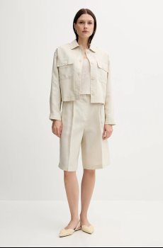 Шорты с примесью льна United Colors of Benetton