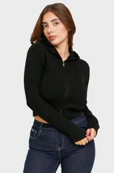 Женское черное худи Черный M Tally Weijl SCAPEZAMIRA