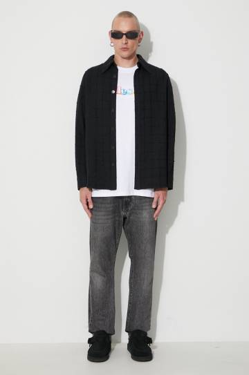 Хлопковая футболка Ellesse цвет белый с аппликацией SHR17642-BLACK Хлопковая футболка Ellesse цвет белый с аппликацией SHR17642-BLACK