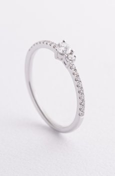 Золотое кольцо с бриллиантами кб0606ri