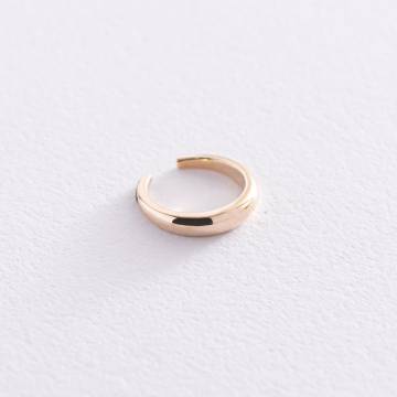 Серьга - каффа в желтом золоте с07475 Серьга - каффа в желтом золоте с07475