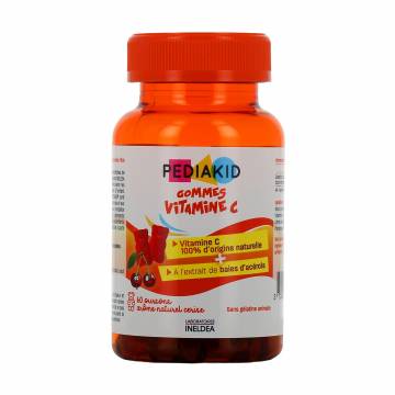 Витамин C для детей Pediakid Gommes Vitamin C, 60 жевательных конфет Витамин C для детей Pediakid Gommes Vitamin C, 60 жевательных конфет
