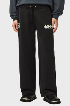 Мужские черные спортивные брюки CHROMIUM Черный S AllSaints M012TF