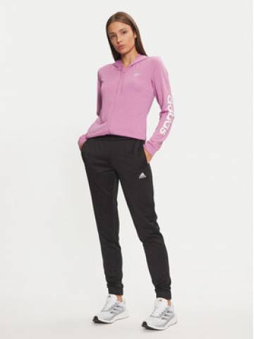 adidas Спортивний костюм Linear IX1127 Фіолетовий Regular Fit adidas Спортивний костюм Linear IX1127 Фіолетовий Regular Fit
