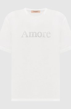 Зеленая футболка с вышивкой