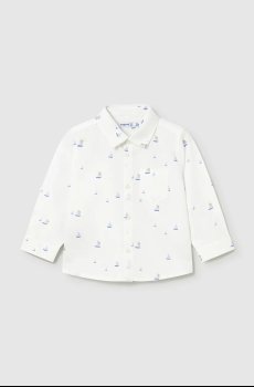 Детская рубашка с добавлением льна Mayoral