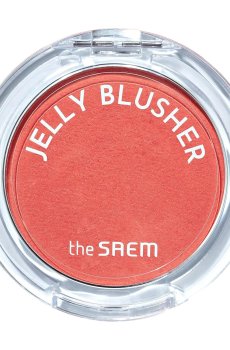 Уценка! Компактные румяна для лица The Saem Jelly Blusher OR01 Dazzling Orange, 4 г