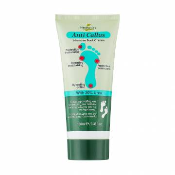 Крем-уход для ног Madis HerbOlive Anti Callus Intensive Foot Cream против мозолей и натоптышей, 100 мл Крем-уход для ног Madis HerbOlive Anti Callus Intensive Foot Cream против мозолей и натоптышей, 100 мл